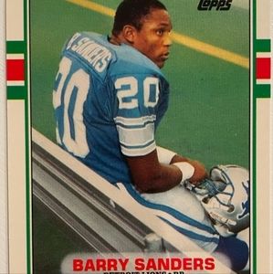 1989 Barry Sanders Rookie Card